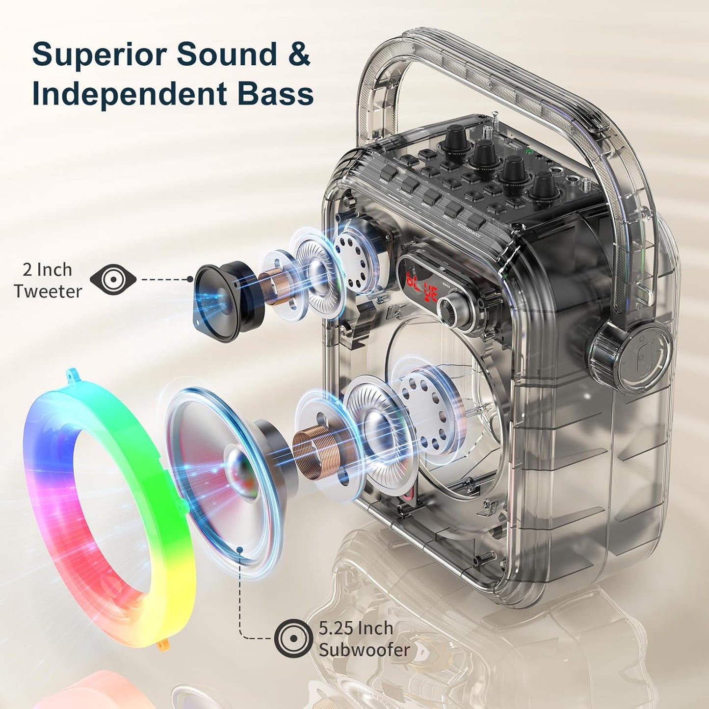 Kit Karaoké (Enceintes & 2 Micros)