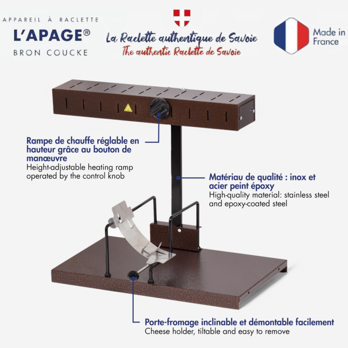 Appareil à raclette Demie-Meule