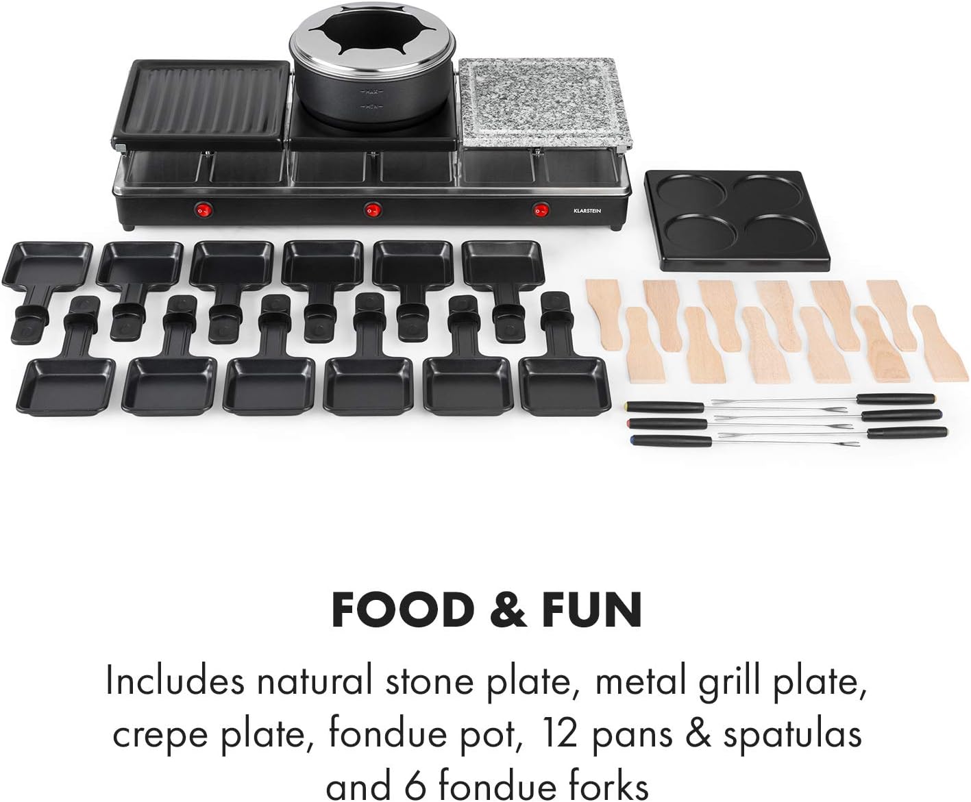 Appareil à Raclette et Fondue XL